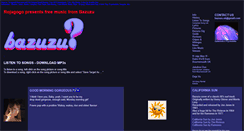 Desktop Screenshot of bazuzu.co.uk
